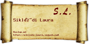 Siklódi Laura névjegykártya